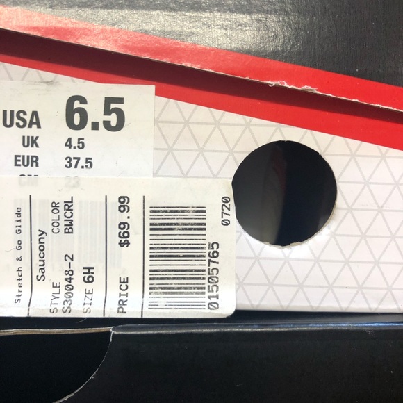 NIB Saucony Stretch and Go Glide black slip on shoes multiple sizes - Picture 10 of 12